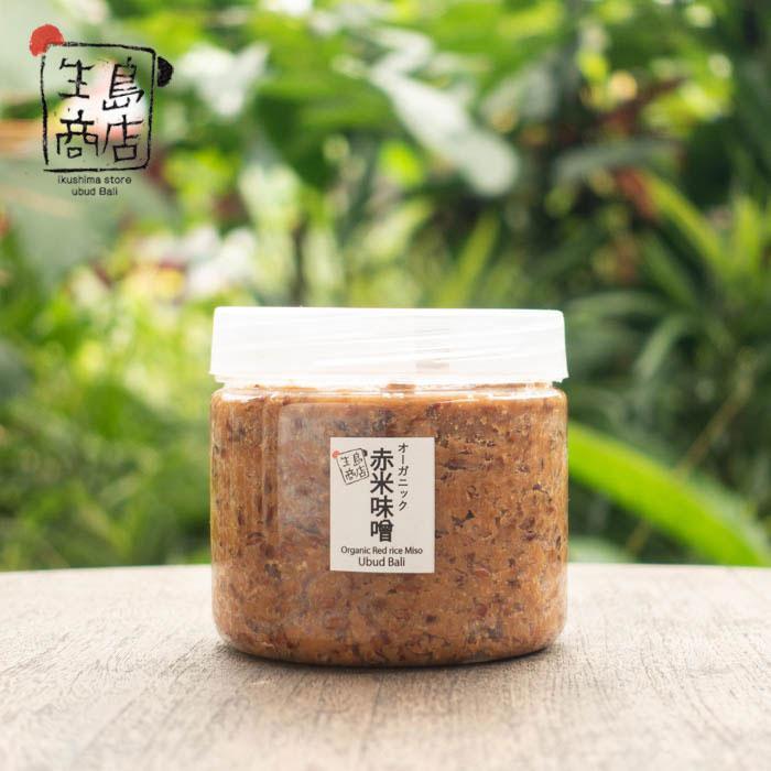 Organic Red Rice Miso – Halal Japanese Paste | Ikushima Store — 500 gram