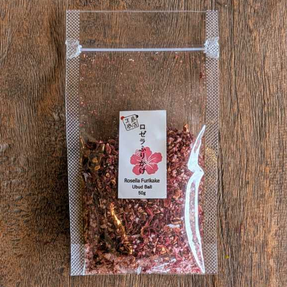 Furikake Rosella Bali "Yukari" Style (Raw & Vegan) - Hanya 2 Bahan: Bunga Rosella & Garam Kusamba / ikushima store — foto 2
