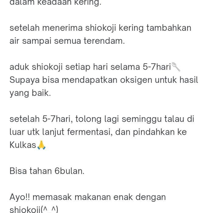 Organic Shiokoji / ikushima store / Perasa Alami untuk Masakan Sehat / Rahasia Rasa Umami / Pembuat Makanan Lebih Nikmat / Kualitas Jepang, Bahan Baku Bali — foto 2