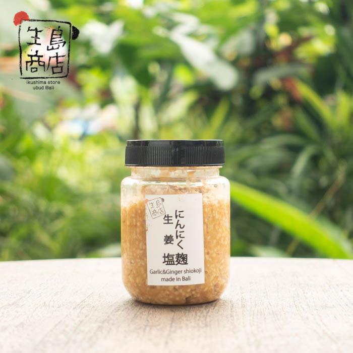 Garlic & Ginger Shiokoji / ikushima store / Beras Organik Bali & Garam Kusamba / Umami Alami / Cita Rasa Jepang / Shiokoji Bawang Putih & Jahe / Garlic Ginger Shiokoji Bali — 200 gram