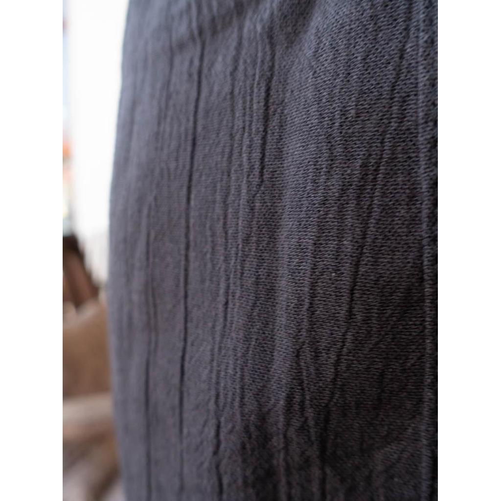 Linen apron masak (Hitam) — foto 4
