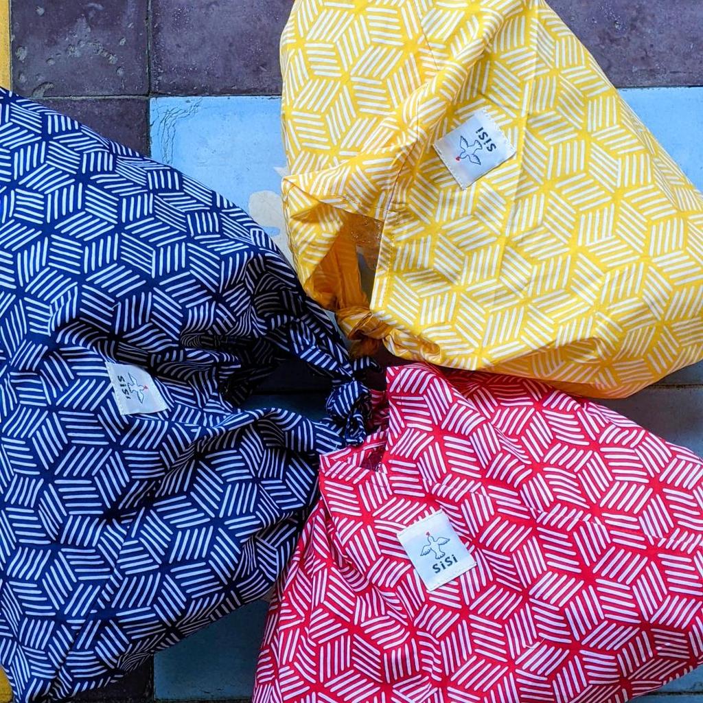 Tas Batik Azuma Bag Model Origami Japanese Style - SISI Eco Bag Katun Size M